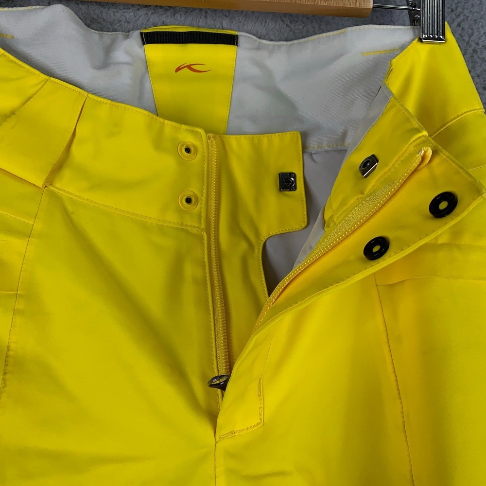 KJUS Revolution Pants Womens Actual 29 Yellow Thinsulate Flex Dermizax EV Snow - Picture 6 of 11